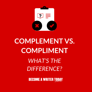Complement vs. Compliment - Main