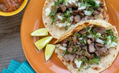 Tongue tacos recipe ready to eat