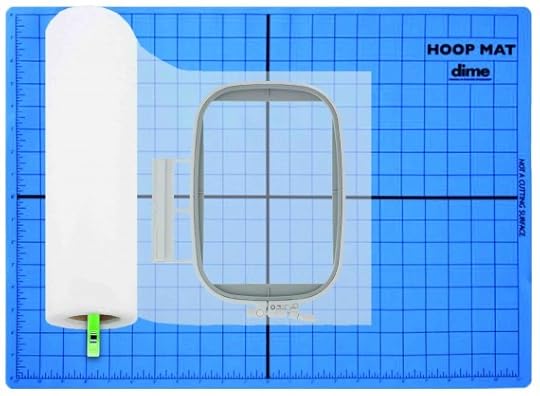 Silicone Non-Slip Hoop Mat for Successful Machine Embroidery Hooping available at ShopNZP.com