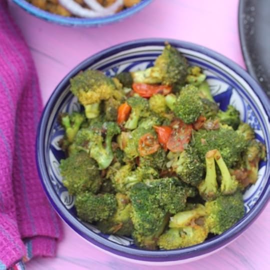 Perfect Instant Pot Broccoli with Ginger, Tomato, and Garam Masala