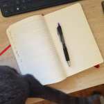 notebook and Vanessa