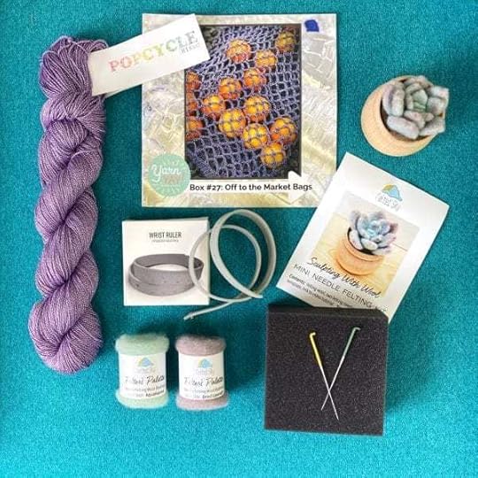 YarnYAY! July Subscription Packs | Curated by Vickie Howell | Featuring Hikoo Popcycle, Felted Sky, and I Love Handles