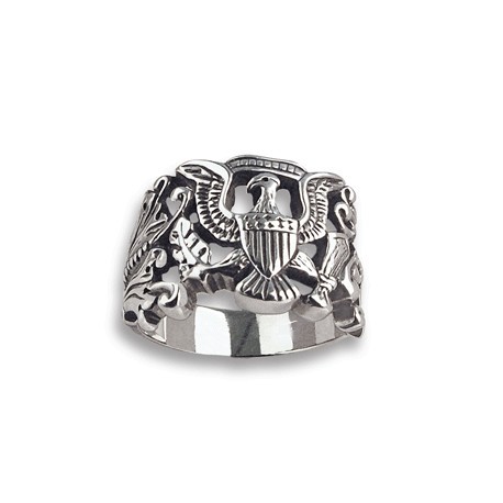 Mike Carroll Rings Sterling Silver Great Seal Of The United States Mike Carroll Rings