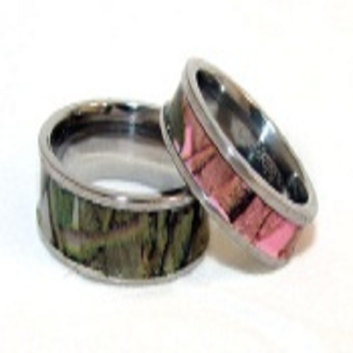 Camouflage Promise Rings Spininc Rings Matching Camo Promise Rings