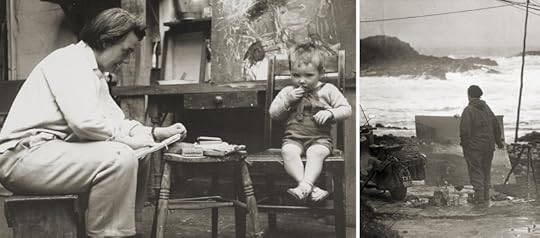 Joan Eardley at work in Glasgow and Catterline