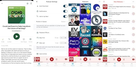 PocketCasts Screens