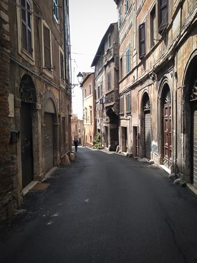 The streets of Tivoli, Italy