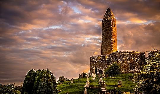 The third book in the Star O'Brien series is set in Turlough, County Mayo. This is an image of Turlough Round Tower. 
