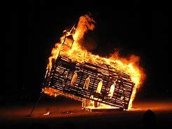 Image result for burning churches