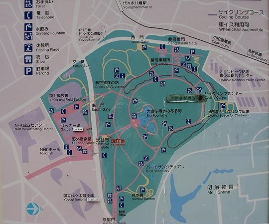 Yoyogi Park Map