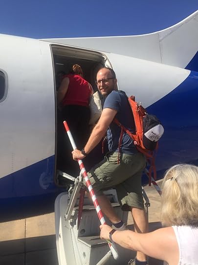 Small plane ride in Laos