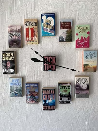 clock of books