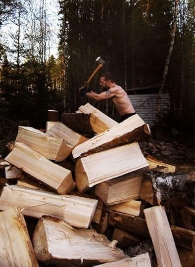 mountain man chopping wood - Google Search