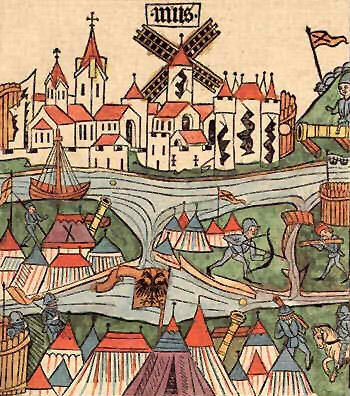 The bombardment of Neuss in 1474