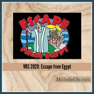 VBS 2020. St Mark Lutheran Church, Escape from Egypt