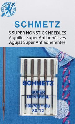 Schmetz Size 80/12 Super Nonstick Sewing Machine Needles available at ShopNZP.com