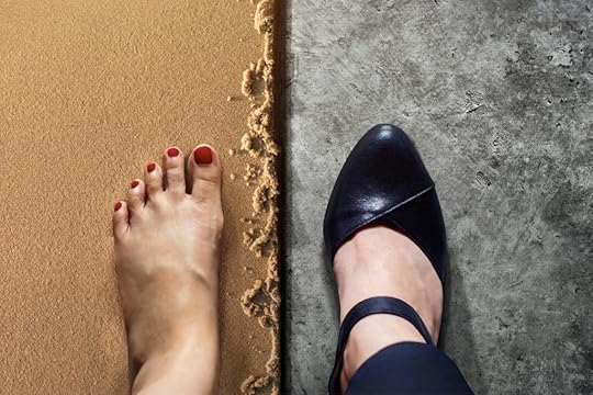 Work shoes or barefoot on the beach?