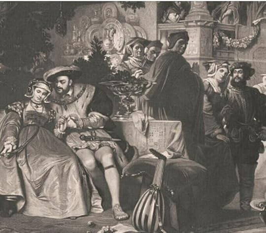 Henry VIII and Anne Boleyn at Cardinal Wolsey's, Library of Congress