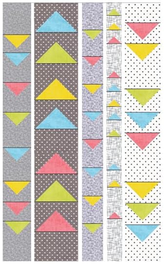 S!S 101 Modern Floating Triangles Wall or Hanging Table Runner Sewing Tutorial