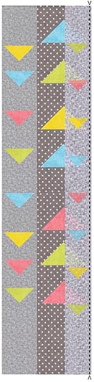 Modern Floating Triangles Wall Hanging Table Runner Tutorial 
