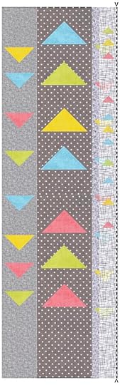 Modern Floating Triangles Wall Hanging Table Runner Tutorial 
