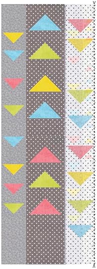 Modern Floating Triangles Wall Hanging Table Runner Tutorial 