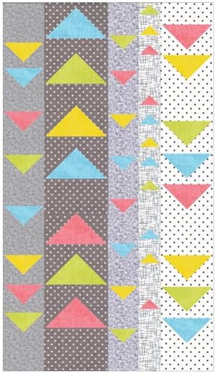 S!S 101 Modern Floating Triangles Wall or Hanging Table Runner Sewing Tutorial