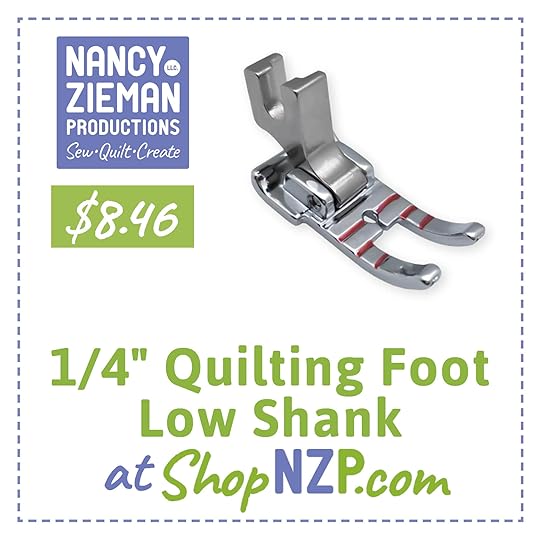 Quarter Inch Quilting Foot Low Shank available at ShopNZP.com