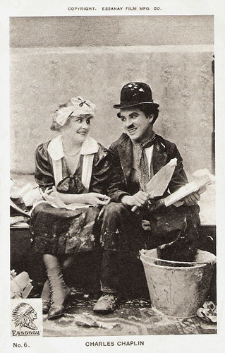 Charlie Chaplin and Edna Purviance in Work (1915)