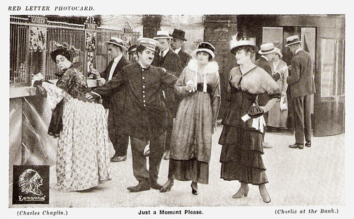 Charlie Chaplin in The Bank (1915)