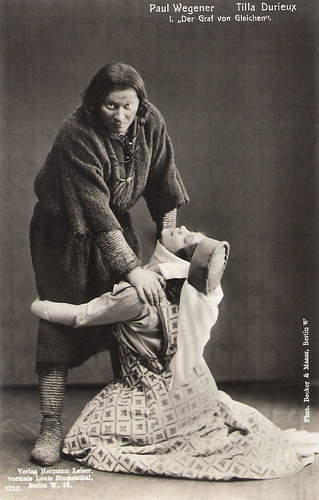 Paul Wegener and Tilla Durieux in Der Graf von Gleichen