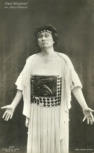 Paul Wegener in König Oedipus (1910)