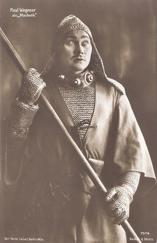 Paul Wegener as Macbeth