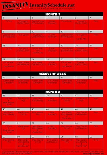 insanity workout calendar click to download insanity