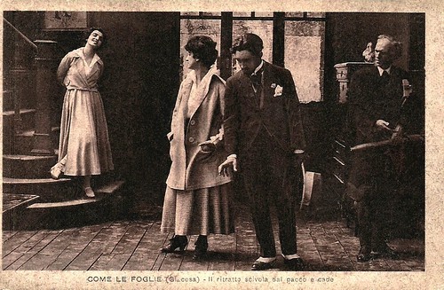 Maria Jacobini in Come le foglie (1917)