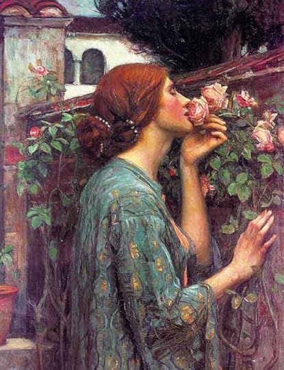 “Smelling a rose”, Waterhouse