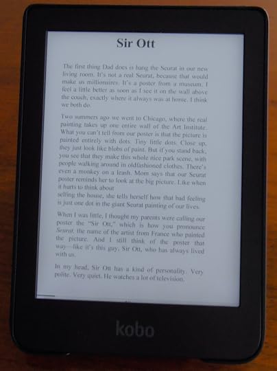 Kobo Clara eReader text