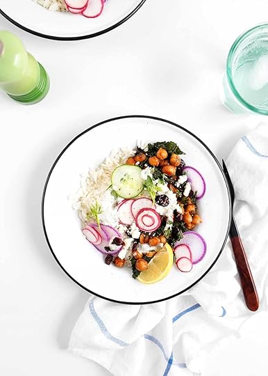 Crispy Kale and Chickpea Bowls from The Faux Martha