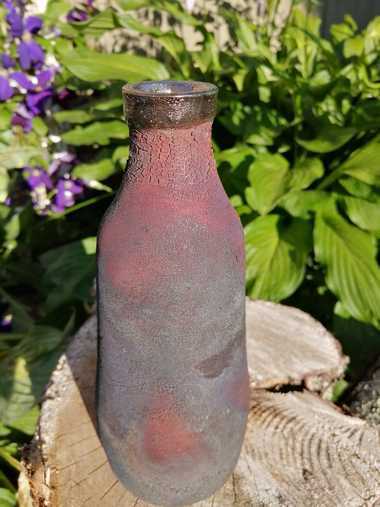 Raku Vase Ogopogo