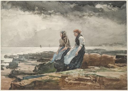 Looking Out to Sea by Winslow Homer