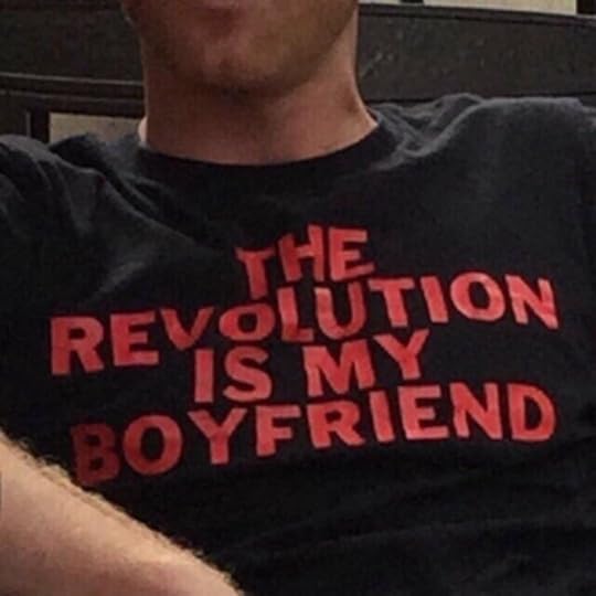 red, shirt, and black image