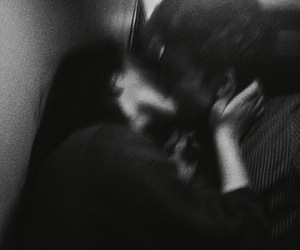 love, couple, and kiss image
