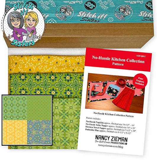 Green Wildflower Boutique No-Hassle Napkin and Table Topper Bundle Box at ShopNZP.com