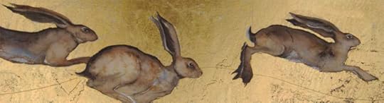 Three hares by Jackie Morris