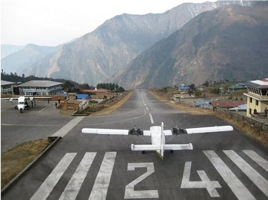Lukla, Airport Nepal (Base of Mt. Everest) @9383FT, this airport can make Telluride, CO look like a flat pancake :) | Everest base camp trek, Trekking, Everest