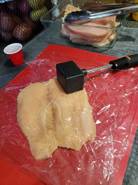 Butterflied, not pounded out