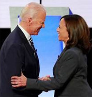 Joe Biden Jr and Kamala Devi Harris