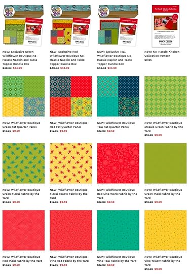 NEW! Wildflower Boutique Fabrics and Fat Quarter Panel Fabrics available at ShopNZP.com