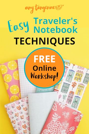 Sign up for Amy Tangerine’s FREE Online Workshop all about Easy Traveler’s Notebooks Techniques! In this free scrapbooking class by Amy Tangerine, she’ll teach you her favorite scrapbooking techniques using the scrapbooking supplies you already have - colorful stickers, stamps, washi tape and more! scrapbooking ideas | traveler’s notebook ideas | scrapbooking layouts | scrapbook spreads #AmyTangerine #travelersnotebooks #scrapbooking