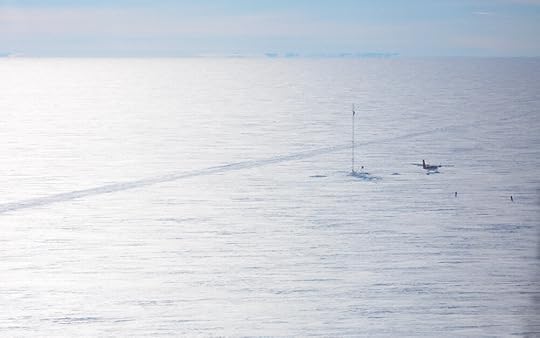 A study in scale, Man vs Ice Shelf